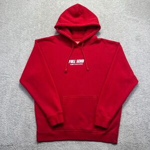 Full Send Metacard Hoodie Red Size Large Nelk Boys Youtuber Independent Creator